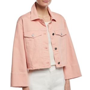 Branson Cropped Boxy Denim Jacket L